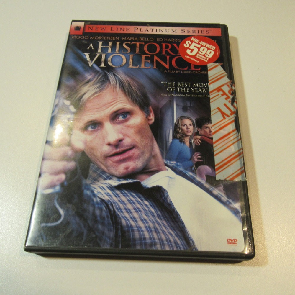 A History of Violence DVD‎ Movie Viggo Mortensen Maria Bello Ed Harris Action